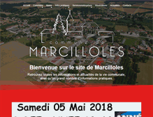 Tablet Screenshot of marcilloles.fr